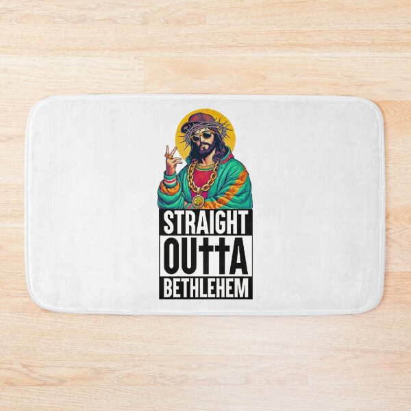 Item preview, Straight Outta Bethlehem; Jesus Christus; Street Style designed and sold by StickerApe.