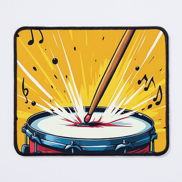 Item preview, Drumstick Rhythm Yellow and Black Minimalism designed and sold by RadDeck.