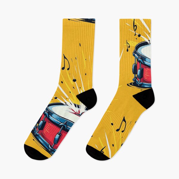 Item preview, Drumstick Rhythm Yellow and Black Minimalism designed and sold by RadDeck.