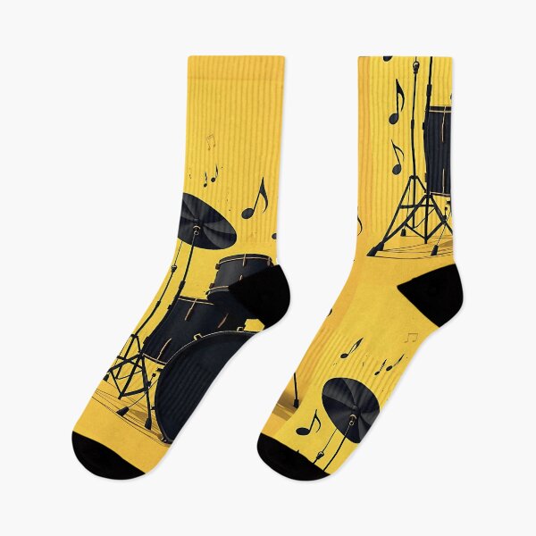 Item preview, Dynamic Drum Set Yellow and Black Rhythm designed and sold by RadDeck.