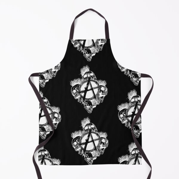 Item preview, Anarchy Skull with Mohawk - Print designed and sold by Earth Nature Creations.