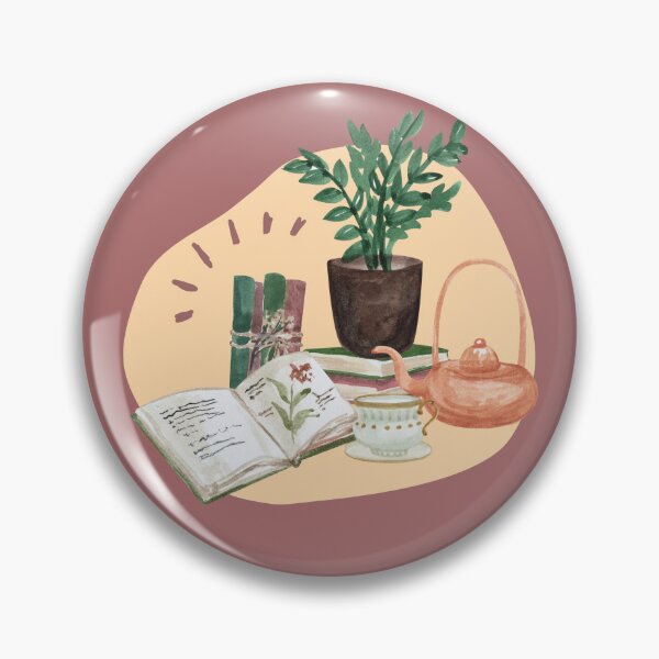 Item preview, Books with Tea and Plant designed and sold by CMB-Editing.