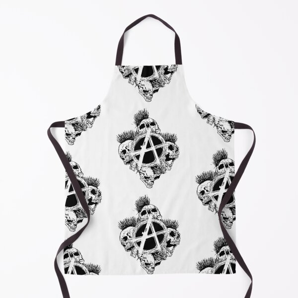 Item preview, Anarchy Skull with Mohawk - Print designed and sold by Earth Nature Creations.