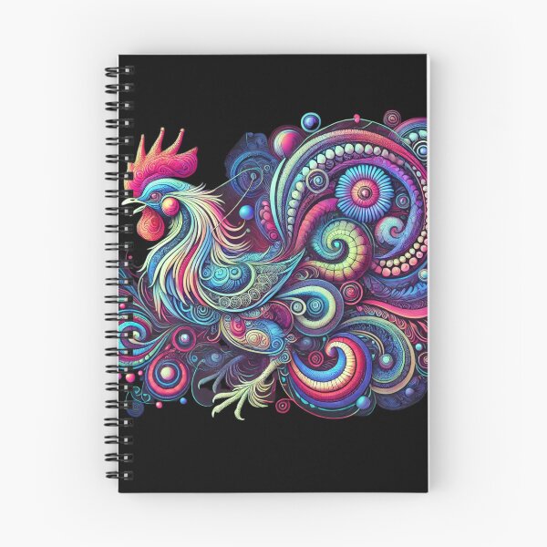 Item preview, Psychedelic Rooster Reverie designed and sold by becauseturkey.