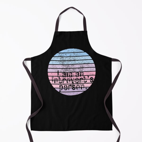 Item preview, I am an Introvert's Person. Pastel Retro Sunset with destressed look designed and sold by InsanelyD.