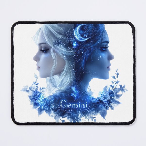 Item preview, Zodiac Design Featuring Gemini Twins and Galactic Accents designed and sold by Rui Mythic Studio.