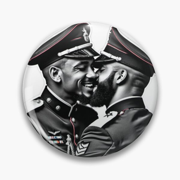 Item preview, Good Men Military Gay Pride Graphic Design designed and sold by ItsAKinkThing.