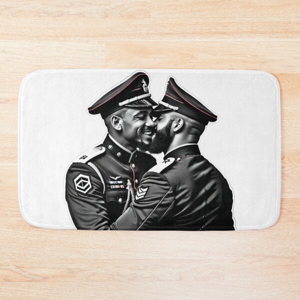 Item preview, Good Men Military Gay Pride Graphic Design designed and sold by ItsAKinkThing.