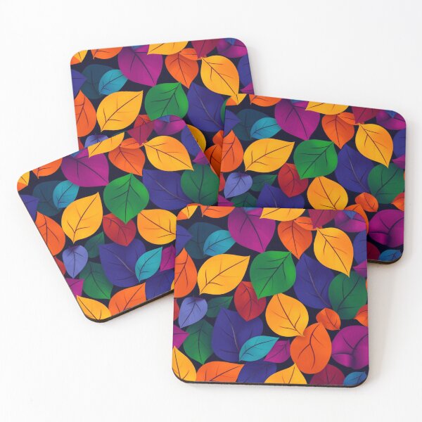 Item preview, Abstract Colorful Autumn Leaves  designed and sold by calibrit.