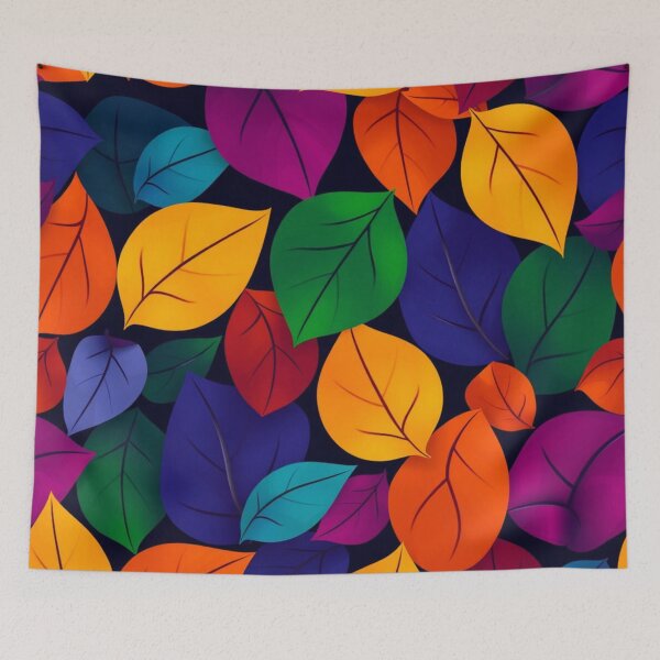 Item preview, Abstract Colorful Autumn Leaves  designed and sold by calibrit.