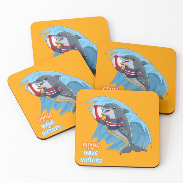 Item preview, Riding the Wave to Victory - nrl dolphins designed and sold by Yehia-Massoud.