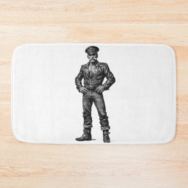 Item preview, Gay Leather Sir Daddy Biker Series Leder Pride Graphic Design designed and sold by ItsAKinkThing.