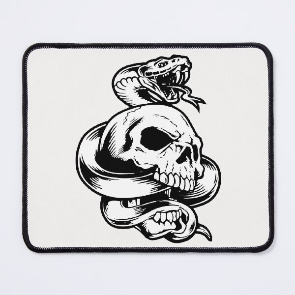 Item preview, Snake Skull; Prison Tattoo; Hardcore Style;  designed and sold by StickerApe.