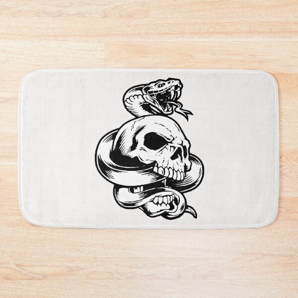 Item preview, Snake Skull; Prison Tattoo; Hardcore Style;  designed and sold by StickerApe.