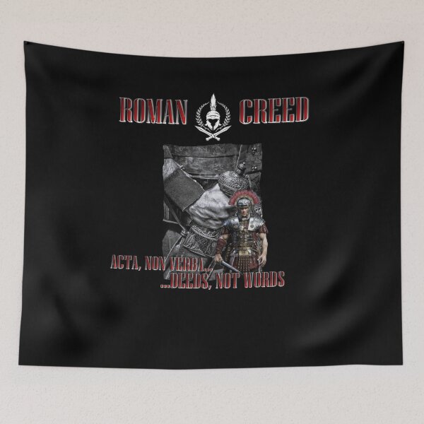 Item preview, ROMAN CREED: ROMAN CENTURION...ACTA, NON VERBA,...DEEDS NOT WORDS designed and sold by MK-GRAPHICS2020.
