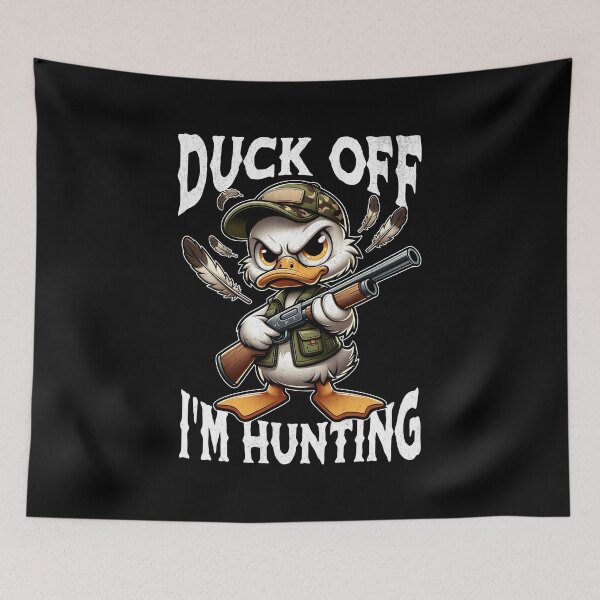 Item preview, Duck Off: Funny Hunting Shirt for Outdoor Enthusiasts designed and sold by InspireHubWear.
