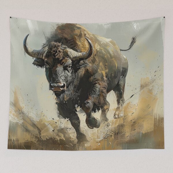 Item preview, Running Buffalo 01 designed and sold by Elisabeth Lucas.