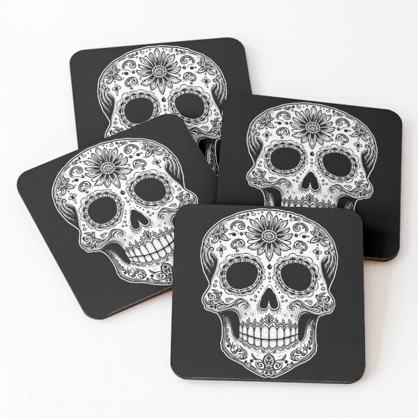 Item preview, Día De Los Muertos Skull designed and sold by UmbraDesigns.