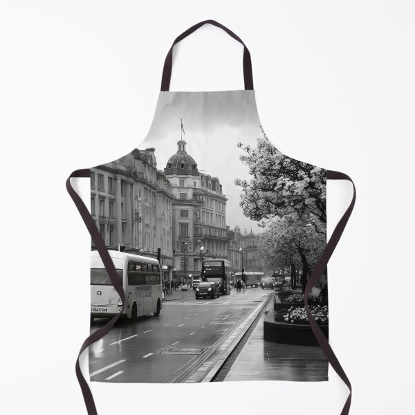 Item preview, Black and White Urban Scene: Elegant City Street View designed and sold by CSturgill2.