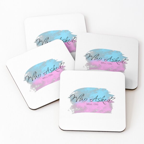 Item preview, Who asked? designed and sold by WolfieHub.