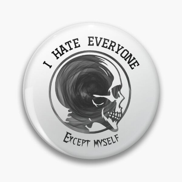 Item preview, I hate everyone. designed and sold by WolfieHub.