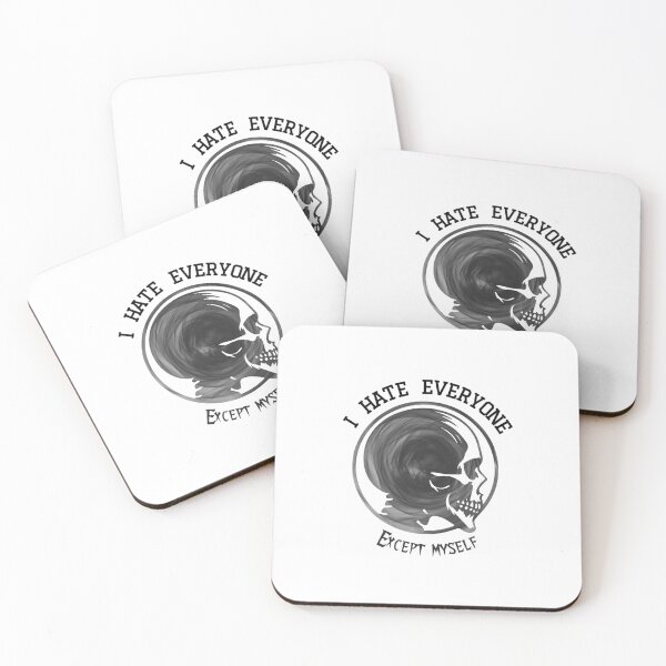 Item preview, I hate everyone. designed and sold by WolfieHub.