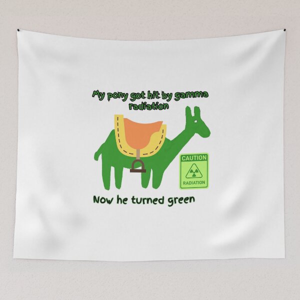 Item preview, Funny green pony designed and sold by MahantArt.