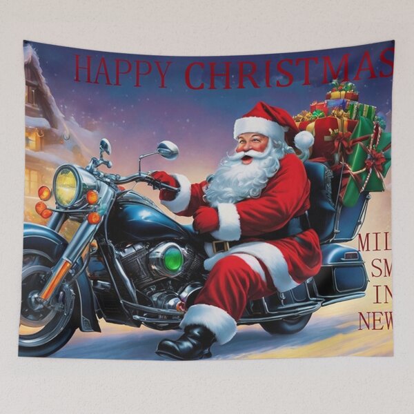 Item preview, Motorcycle Christmas. designed and sold by tatty58.