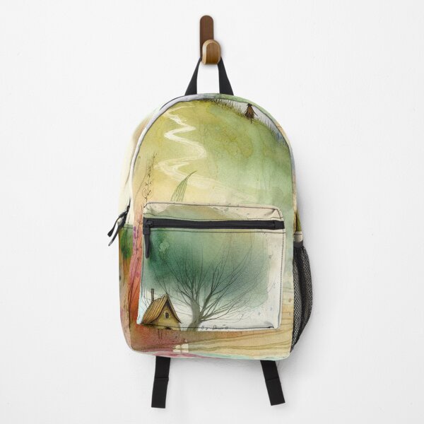 Item preview, Whimsical Cottage by Watercolor designed and sold by Beyondnote-Art.
