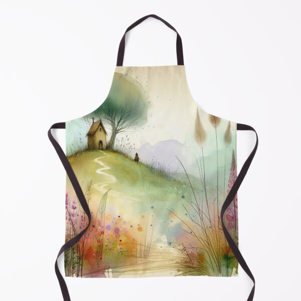 Item preview, Whimsical Cottage by Watercolor designed and sold by Beyondnote-Art.