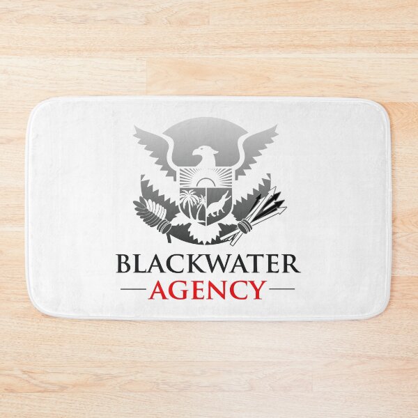 Item preview, Blackwater Agency Logo (Black Version) designed and sold by asbno19.