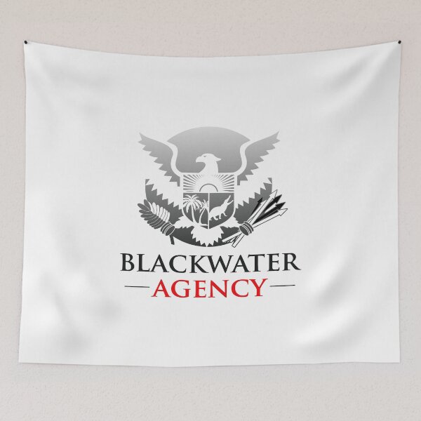 Item preview, Blackwater Agency Logo (Black Version) designed and sold by asbno19.