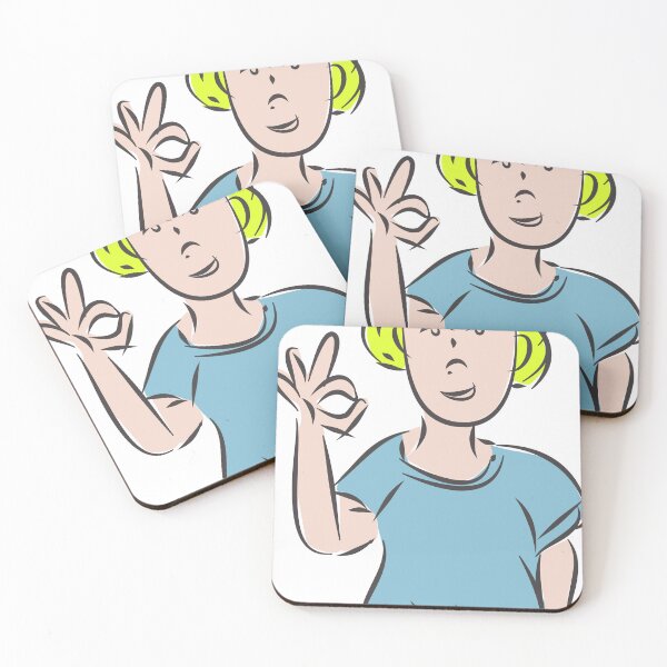 Item preview, Girl with OK Sign designed and sold by karyalangit.
