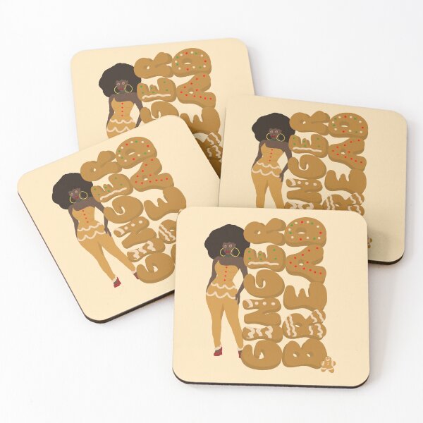 Item preview, Afro Pinup Gingerbread Girl designed and sold by petiteToulon.