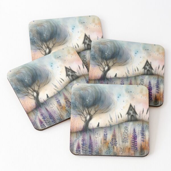 Item preview, Whimsical Cottage by Watercolor designed and sold by Beyondnote-Art.