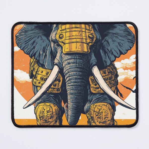 Item preview, Golden Titan: The Elephant in a Glowing Sunset designed and sold by PrintsByFrank.