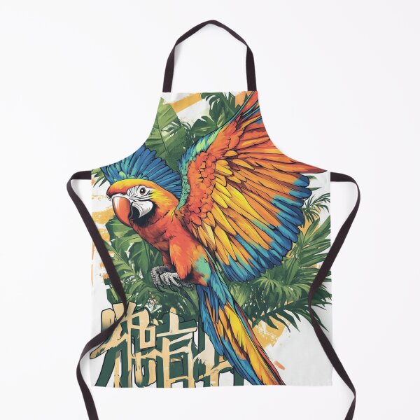 Item preview, Tropical Flight: The Parrot's Rainbow Soar designed and sold by PrintsByFrank.