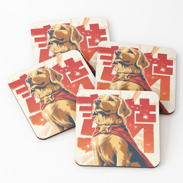 Item preview, Loyal Hero The Golden Retriever's Starry Triumph designed and sold by PrintsByFrank.