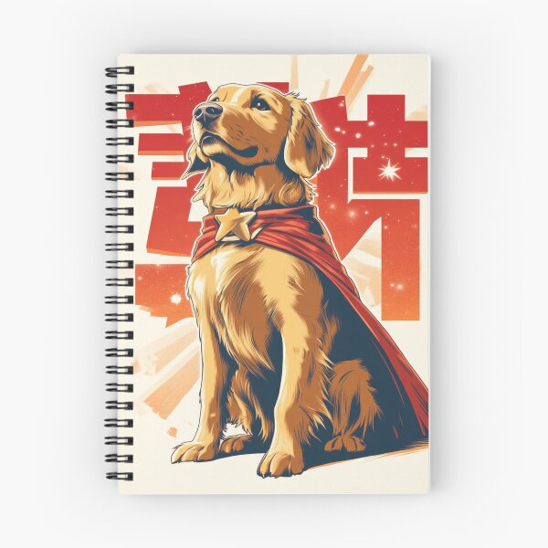 Item preview, Loyal Hero The Golden Retriever's Starry Triumph designed and sold by PrintsByFrank.