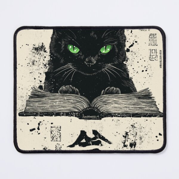 Item preview, Mystic Feline: The Black Cat's Enchanted Spellbook designed and sold by PrintsByFrank.