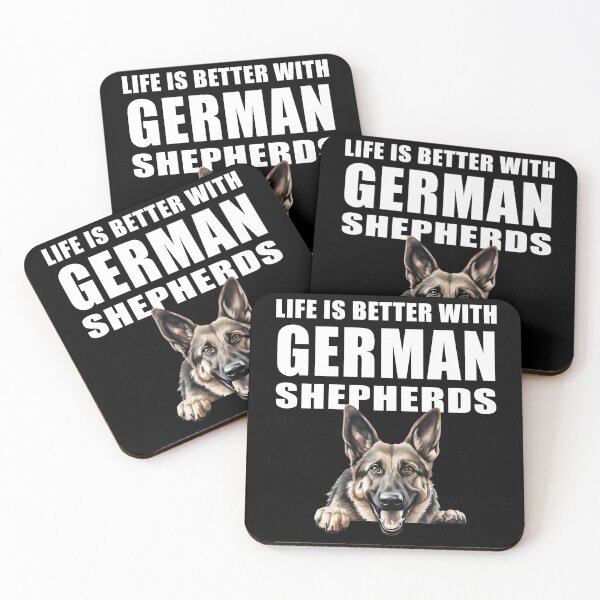 Item preview, Life Is Better With German Shepherds designed and sold by Leo Hill.