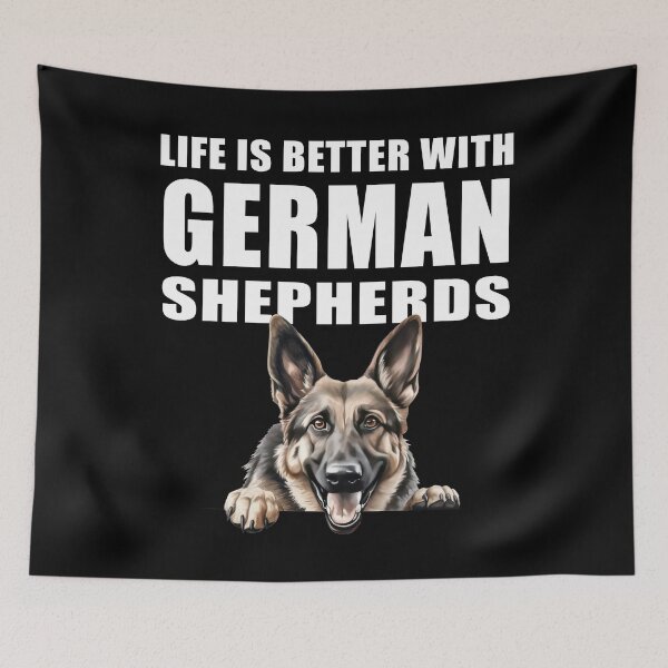 Item preview, Life Is Better With German Shepherds designed and sold by Leo Hill.