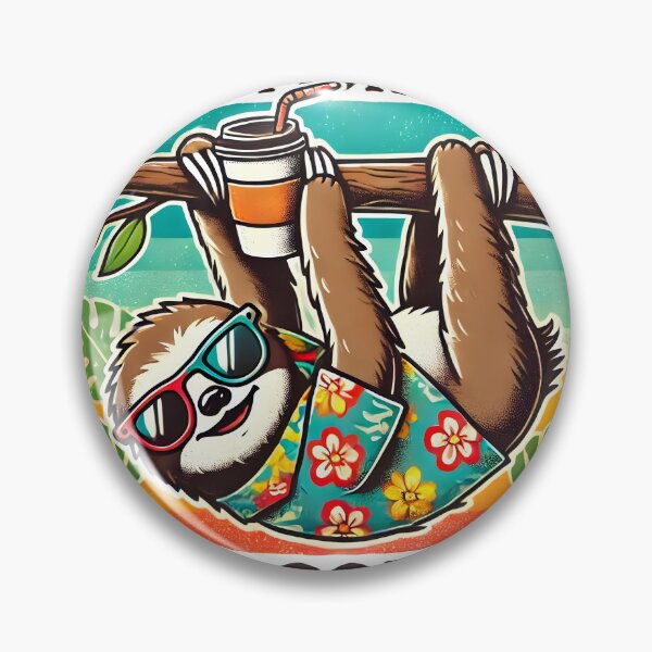 Item preview, Slow Mornings, Fast Coffee Sloth designed and sold by shrolts.