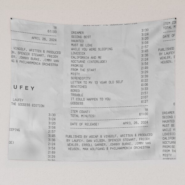 Item preview, Album Receipt - bewitched the goddess edition designed and sold by mitchgraney.