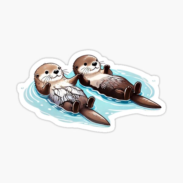 Artikel-Vorschau von Bedeutende Otter Otter halten Hände, designt und verkauft von Pe-peach.