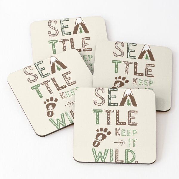 Item preview, Seattle Keep It Wild – PNW Nature designed and sold by RainCitySticker.