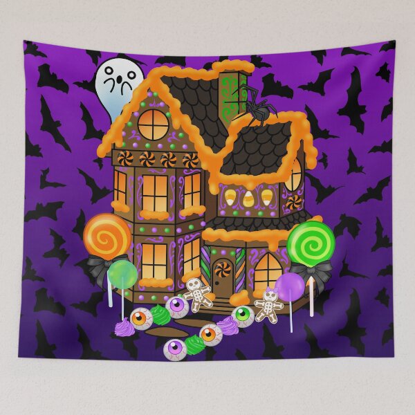Item preview, Halloween Gingerbread House designed and sold by Miss Lunaria.