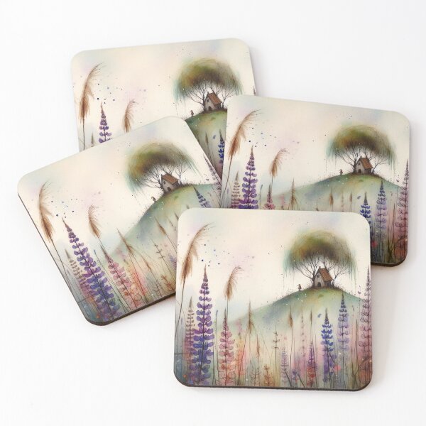 Item preview, Whimsical Cottage by Watercolor designed and sold by Beyondnote-Art.