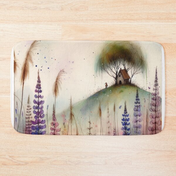 Item preview, Whimsical Cottage by Watercolor designed and sold by Beyondnote-Art.