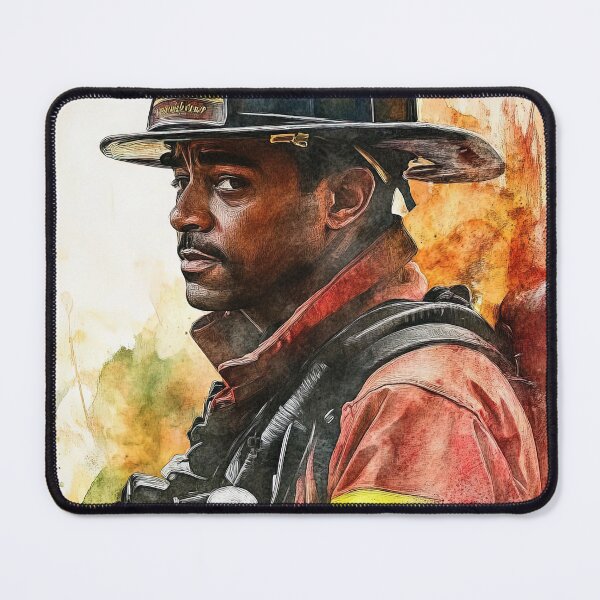 Item preview, Dynamic Firefighter Scene with Flames and Smoke designed and sold by Piotrek0001.